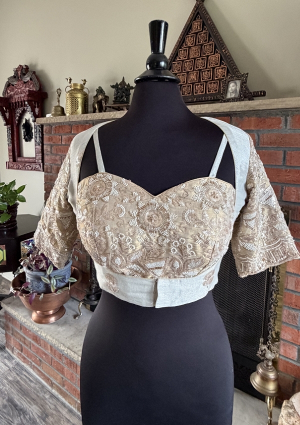Ivory Embroidered Blouse